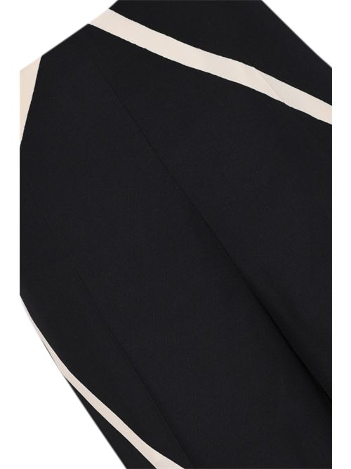 Pantaloni in twill di viscosa con stampa ALBERTA FERRETTI | M0314 01511555